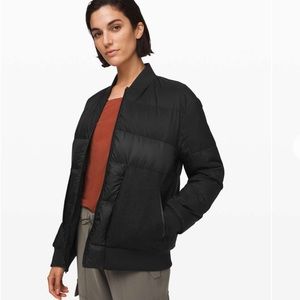 LULULEMON wool reversible bomber🖤 NWOT